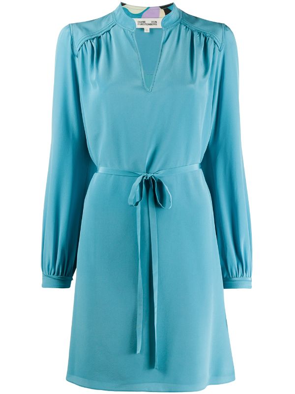 dvf long sleeve dress