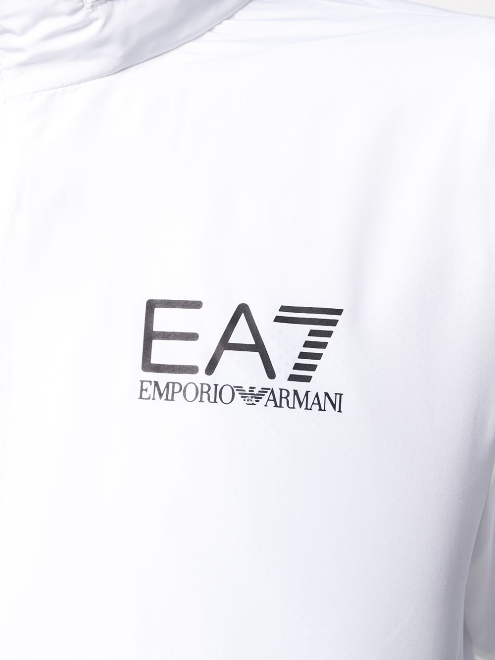 фото Ea7 emporio armani logo-print lightweight jacket