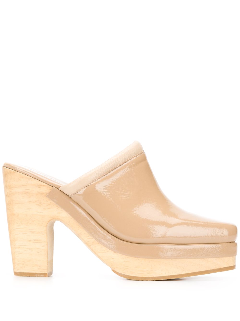 фото Rachel comey 105mm patent block heel mules