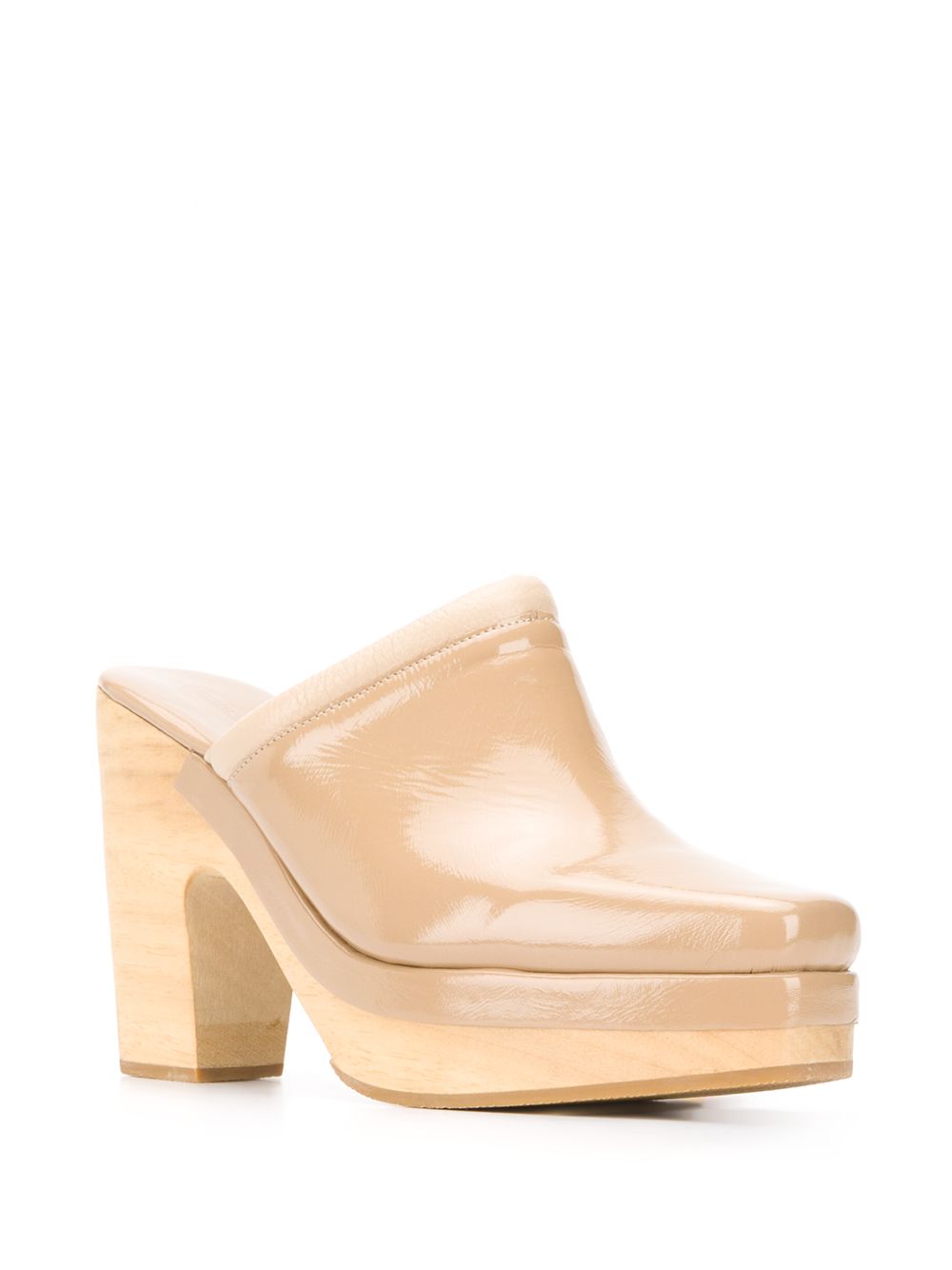 фото Rachel comey 105mm patent block heel mules