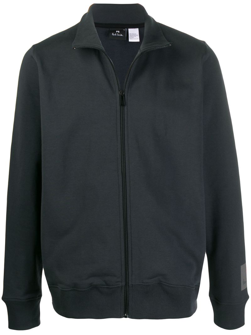 Ps By Paul Smith Zip-up Funnel-neck Jacket In Blue