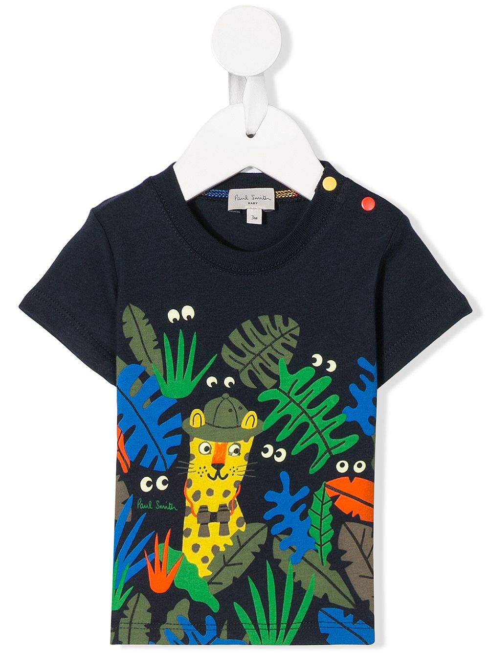 Paul Smith Junior Babies' The Wild T-shirt In Blue