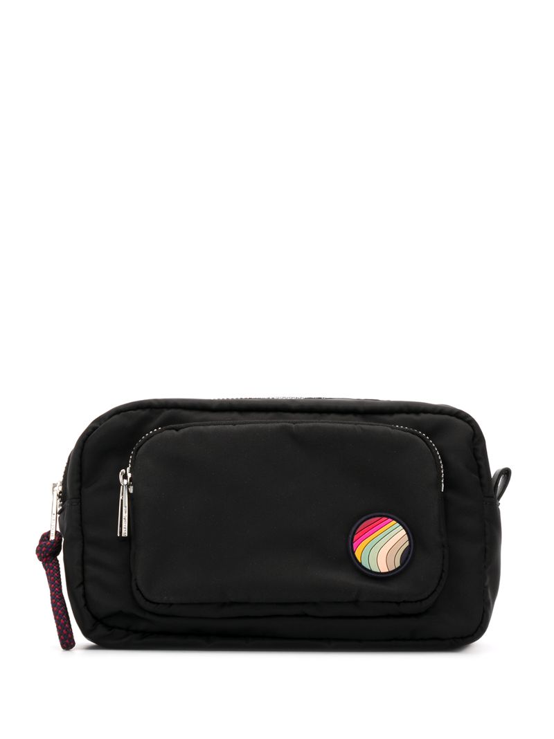 Ps By Paul Smith Double Zip Makeup Bag In Black