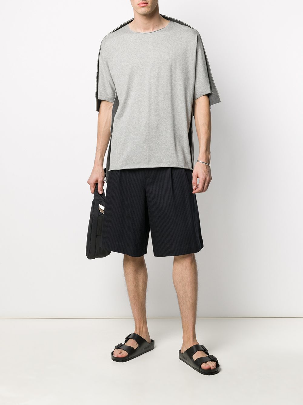 фото Fumito ganryu deconstructed panel t-shirt