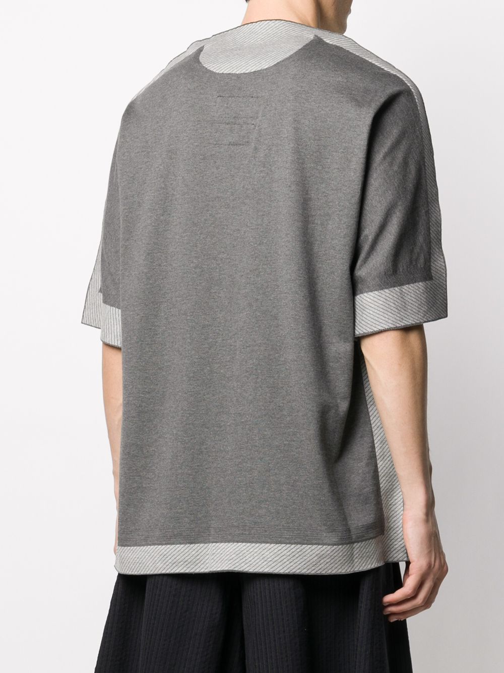 фото Fumito ganryu deconstructed panel t-shirt