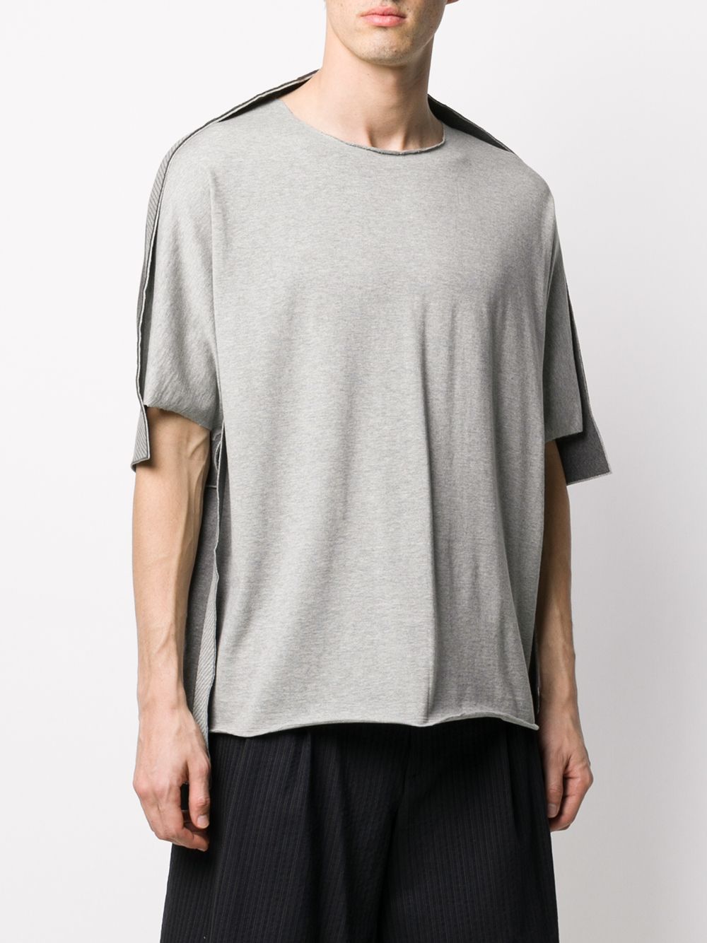 фото Fumito ganryu deconstructed panel t-shirt