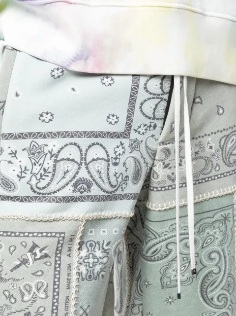 amiri paisley shorts