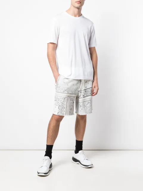 amiri paisley shorts