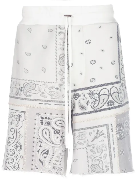 amiri paisley shorts