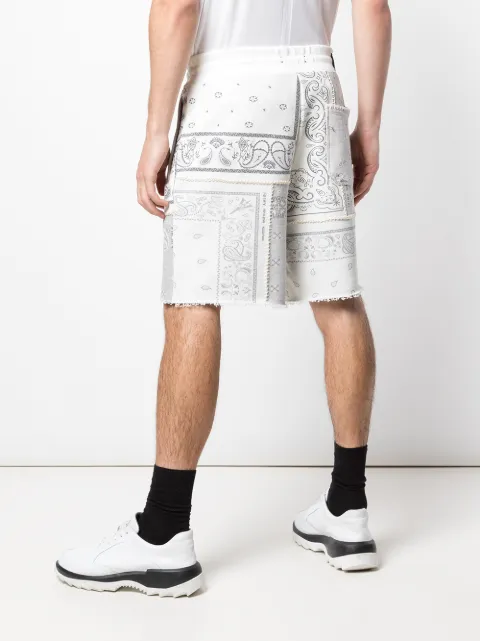 amiri paisley shorts