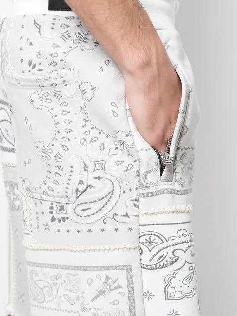 amiri paisley shorts