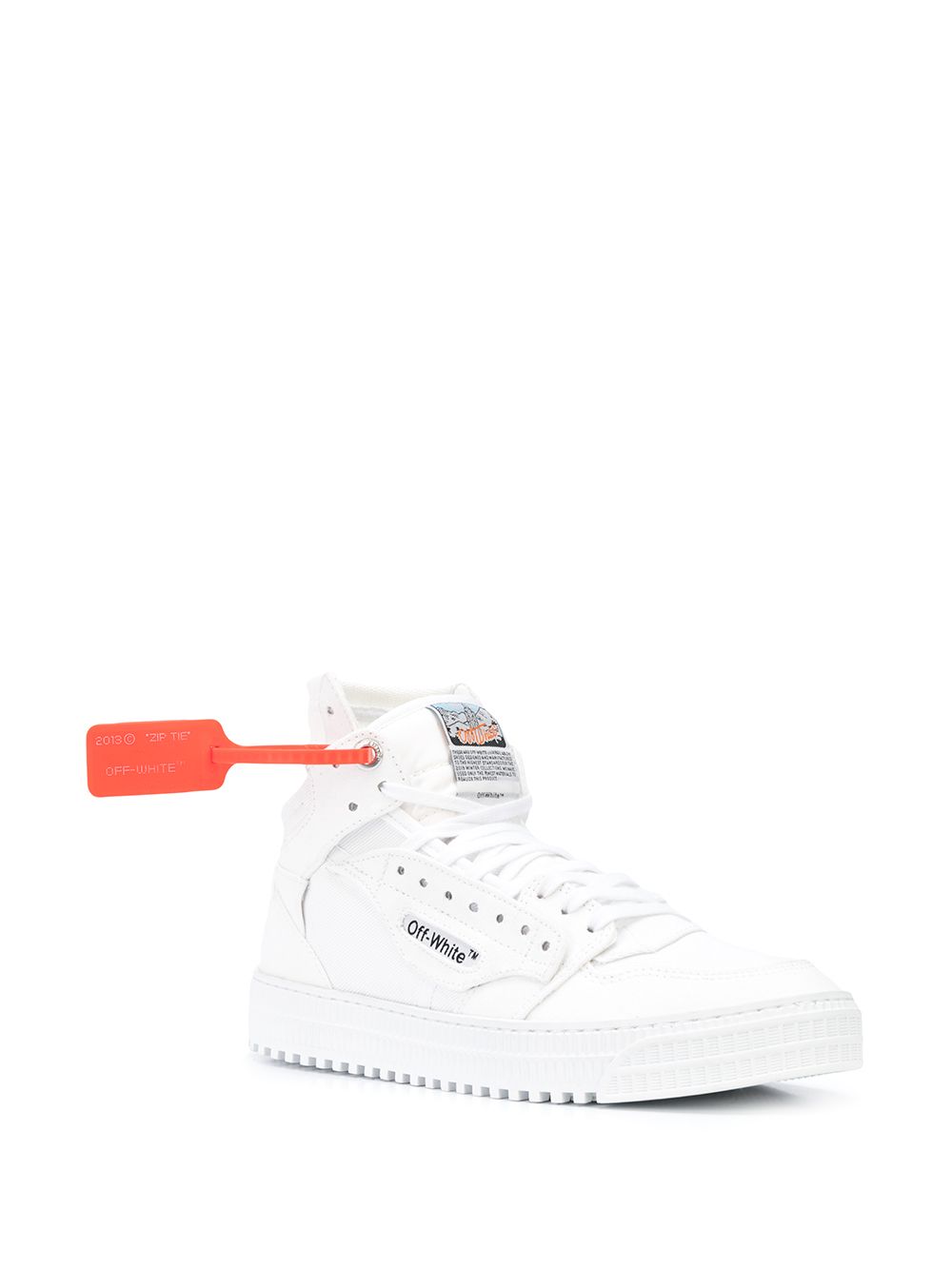 фото Off-white высокие кеды off-court