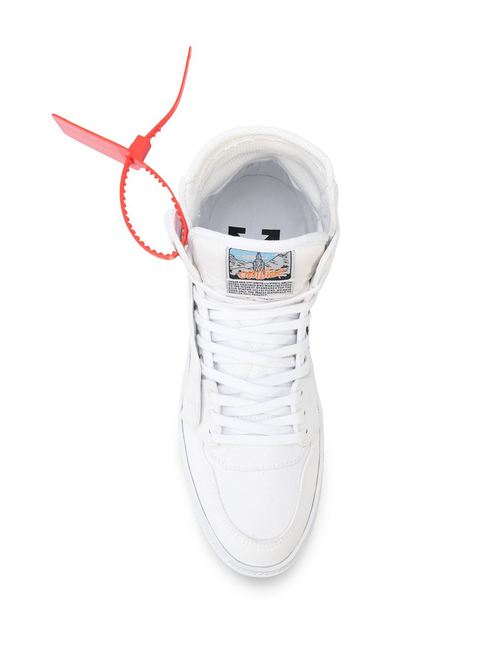 фото Off-white высокие кеды off-court