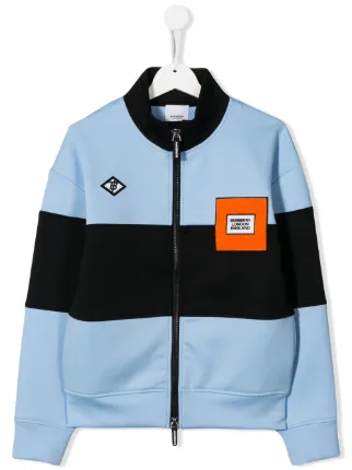 burberry hoodie kids blue