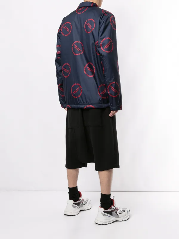 Martine Rose ロゴ プリント リバーシブル ボンバー ジャケット