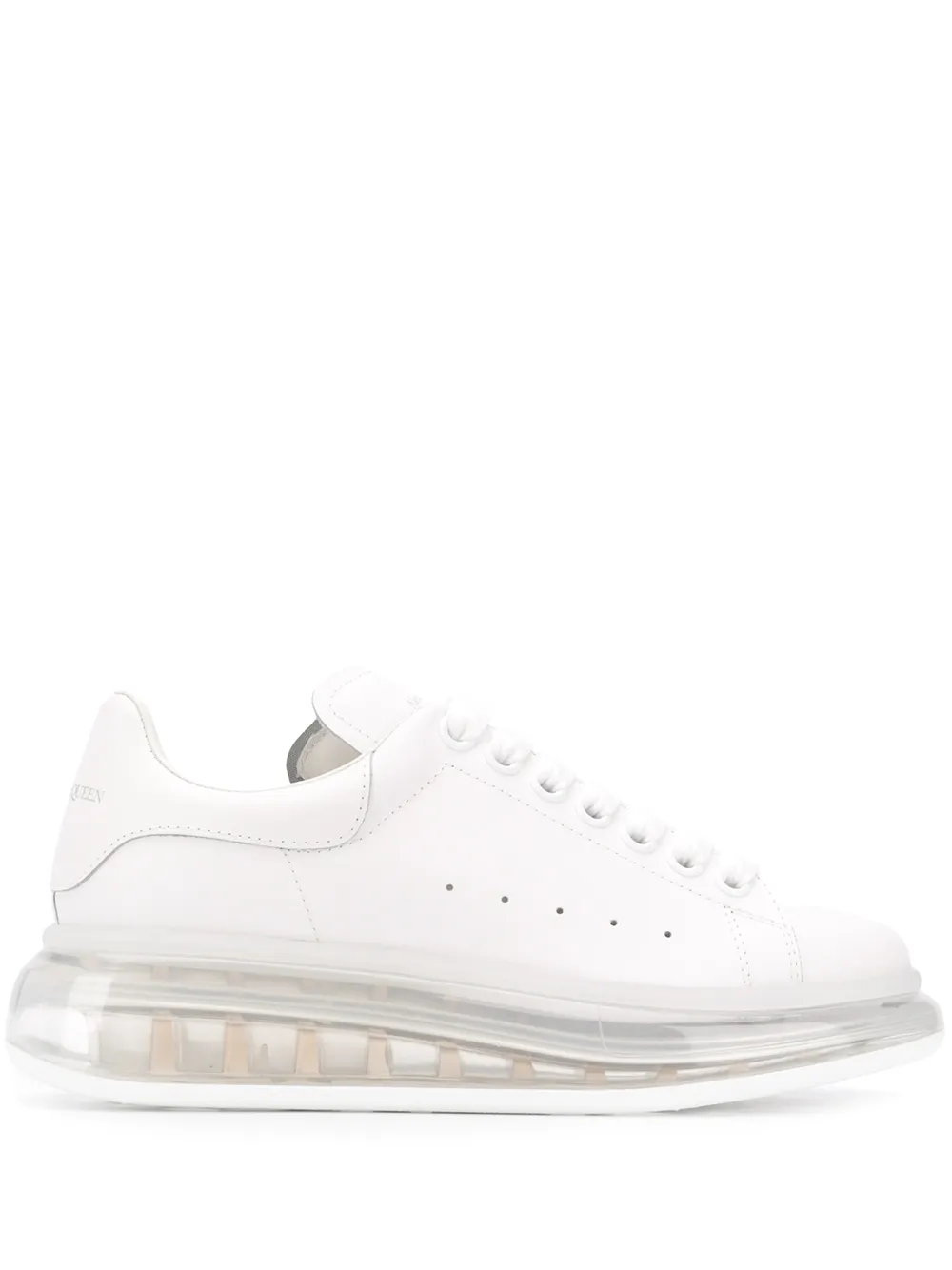 Alexander McQueen Oversized Leather Sneakers - Farfetch