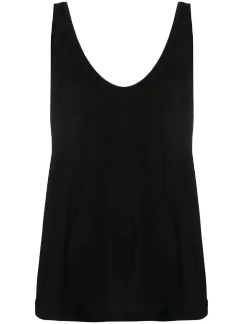 Rick Owens camiseta con cuello redondo