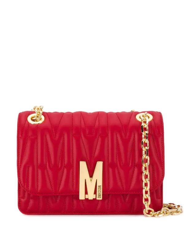 red moschino bag