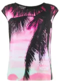 Boutique Moschino palm tree print top - Pink