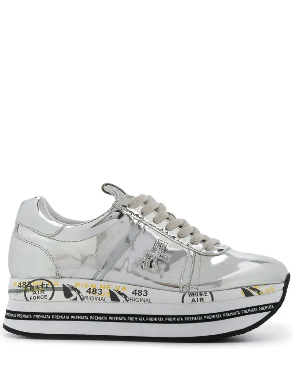 premiata platform sneakers