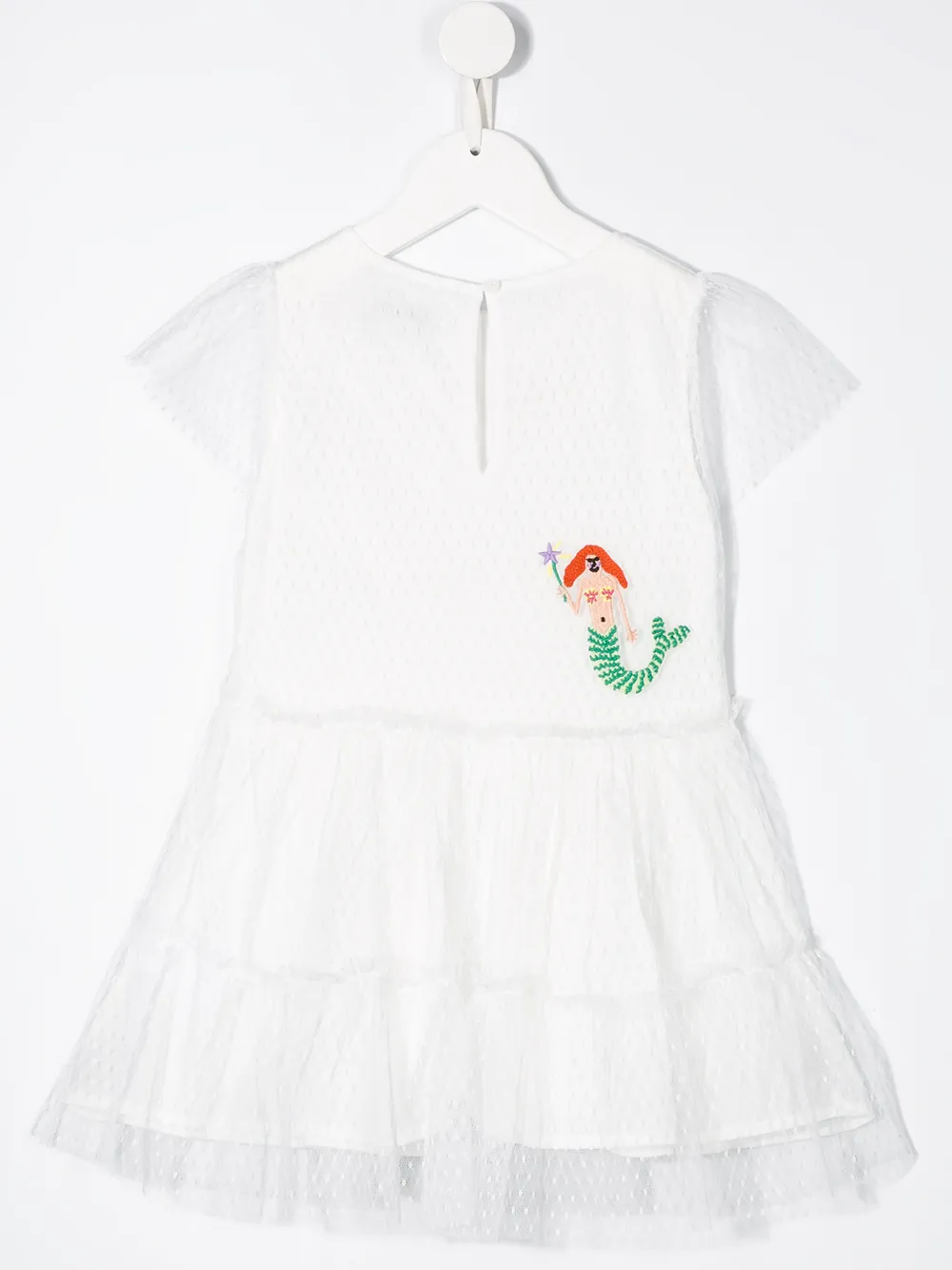 фото Stella mccartney kids кружевное платье с вышивкой