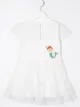 الصورة 2 من Stella McCartney Kids فستان دانتيل مطرز بأطراف ذيل سمكة