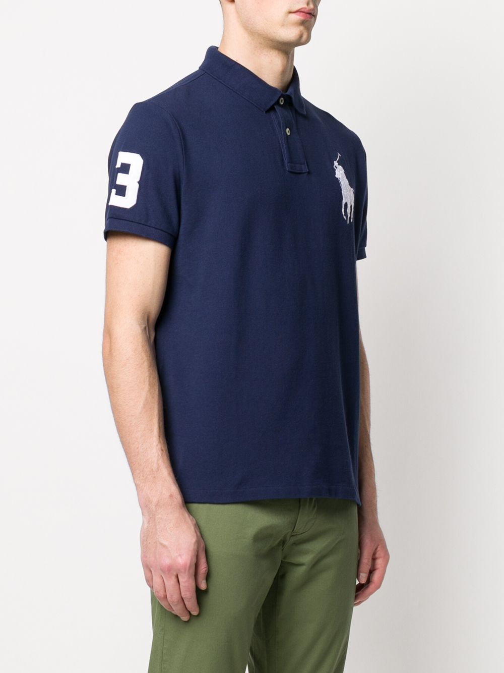 фото Ralph lauren slim-fit mesh polo shirt