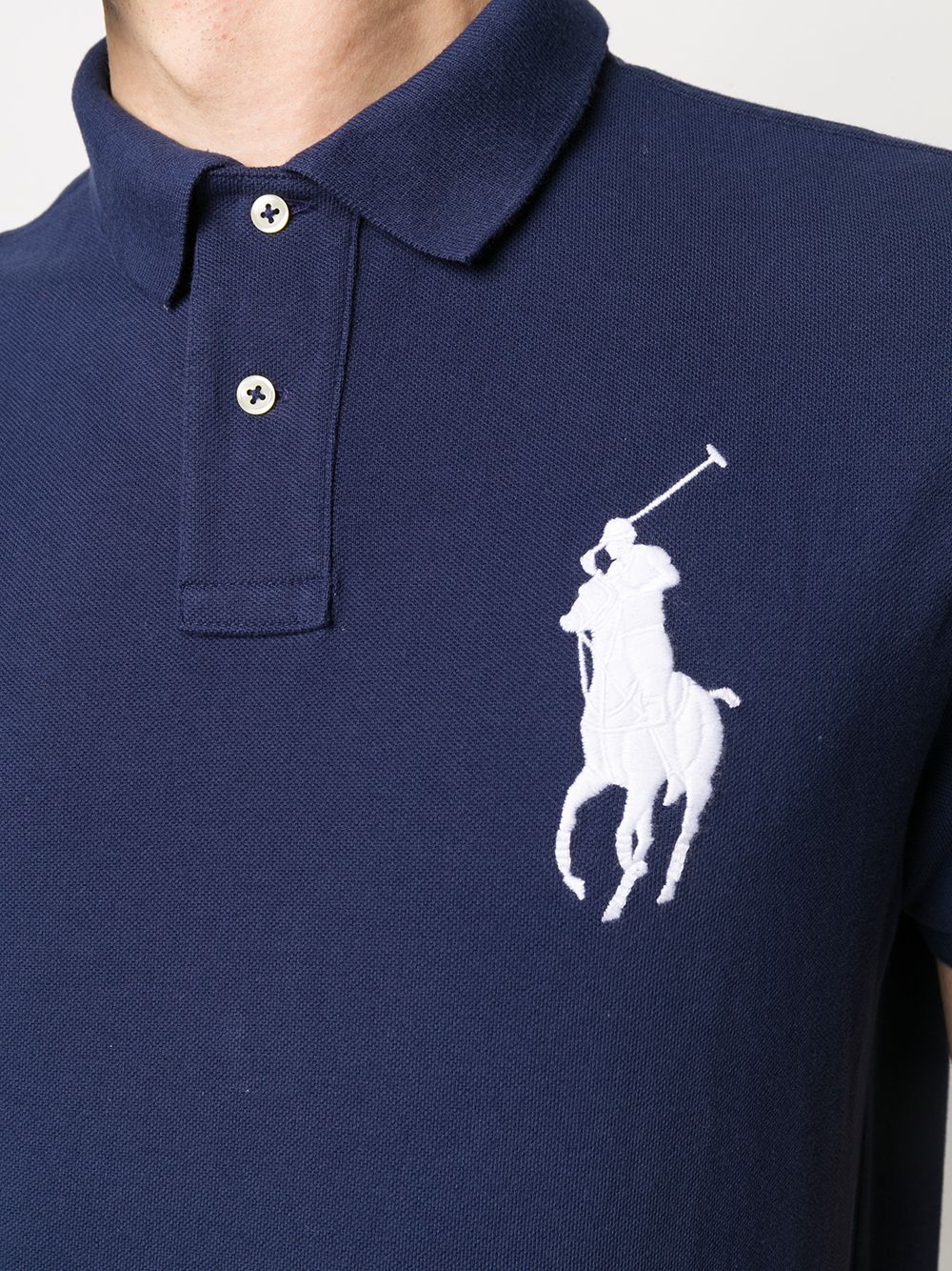 фото Ralph lauren slim-fit mesh polo shirt