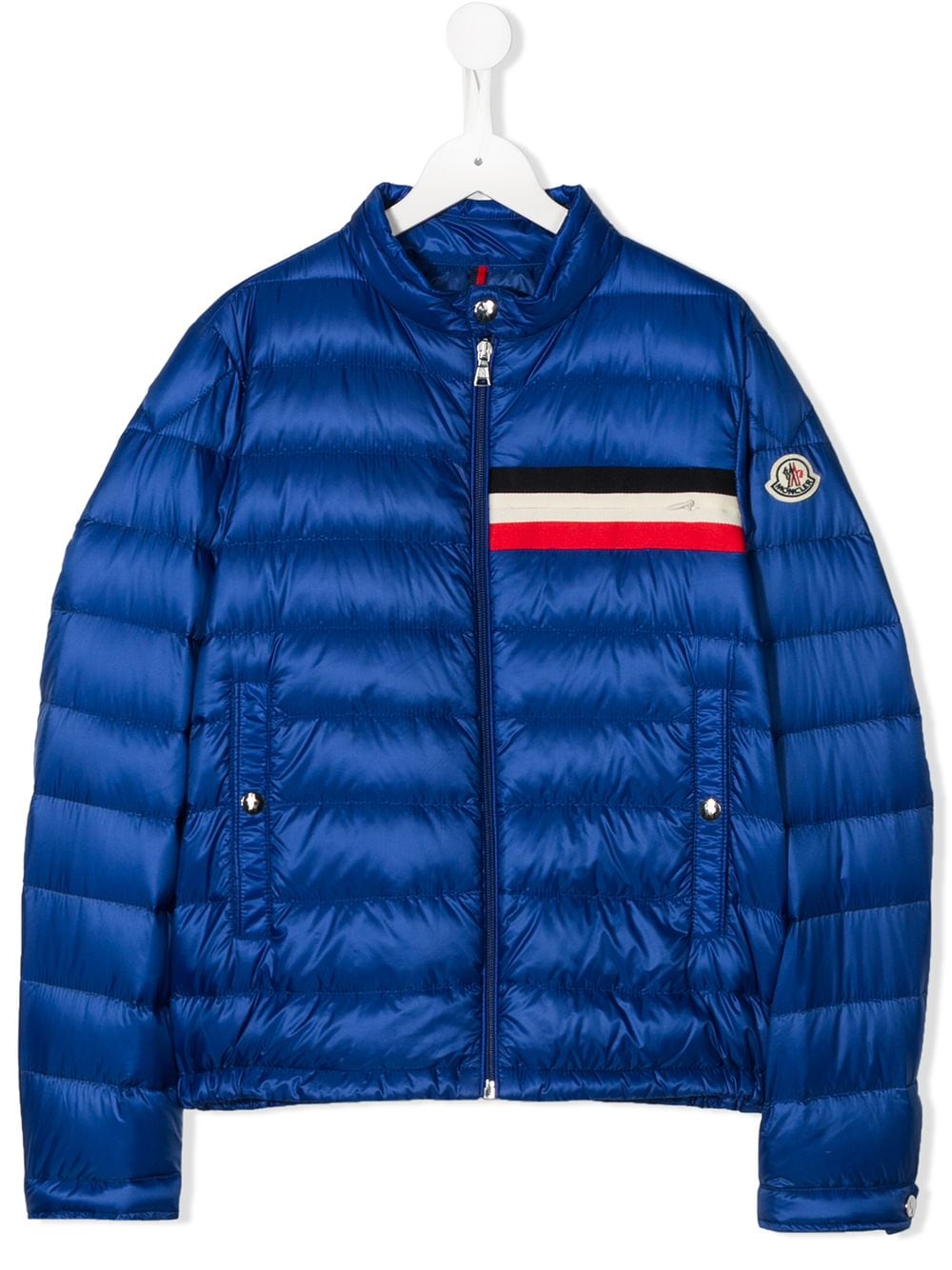 Moncler Teen Padded Jacket In Blue