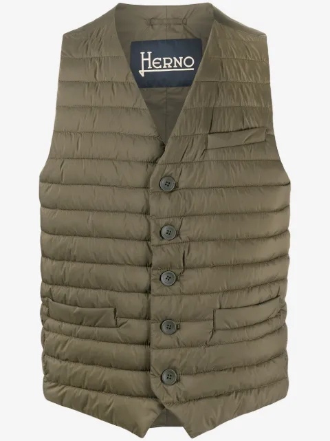 Herno gilet matelassé à col v