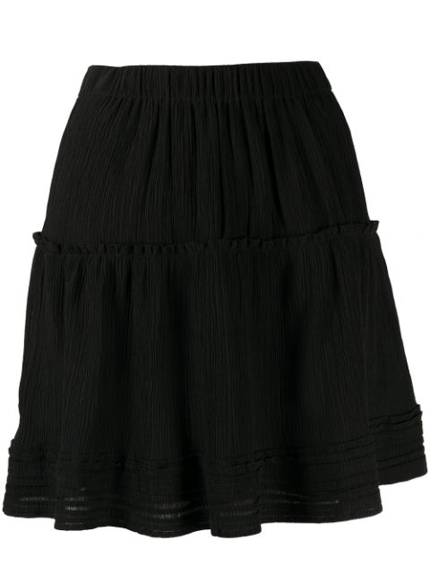 Shop Isabel Marant A-line Mini Skirt In Black