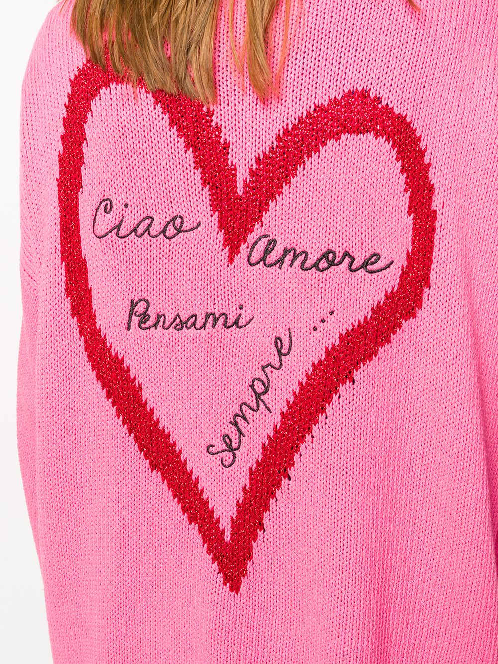 фото Giada benincasa heart motif cardigan