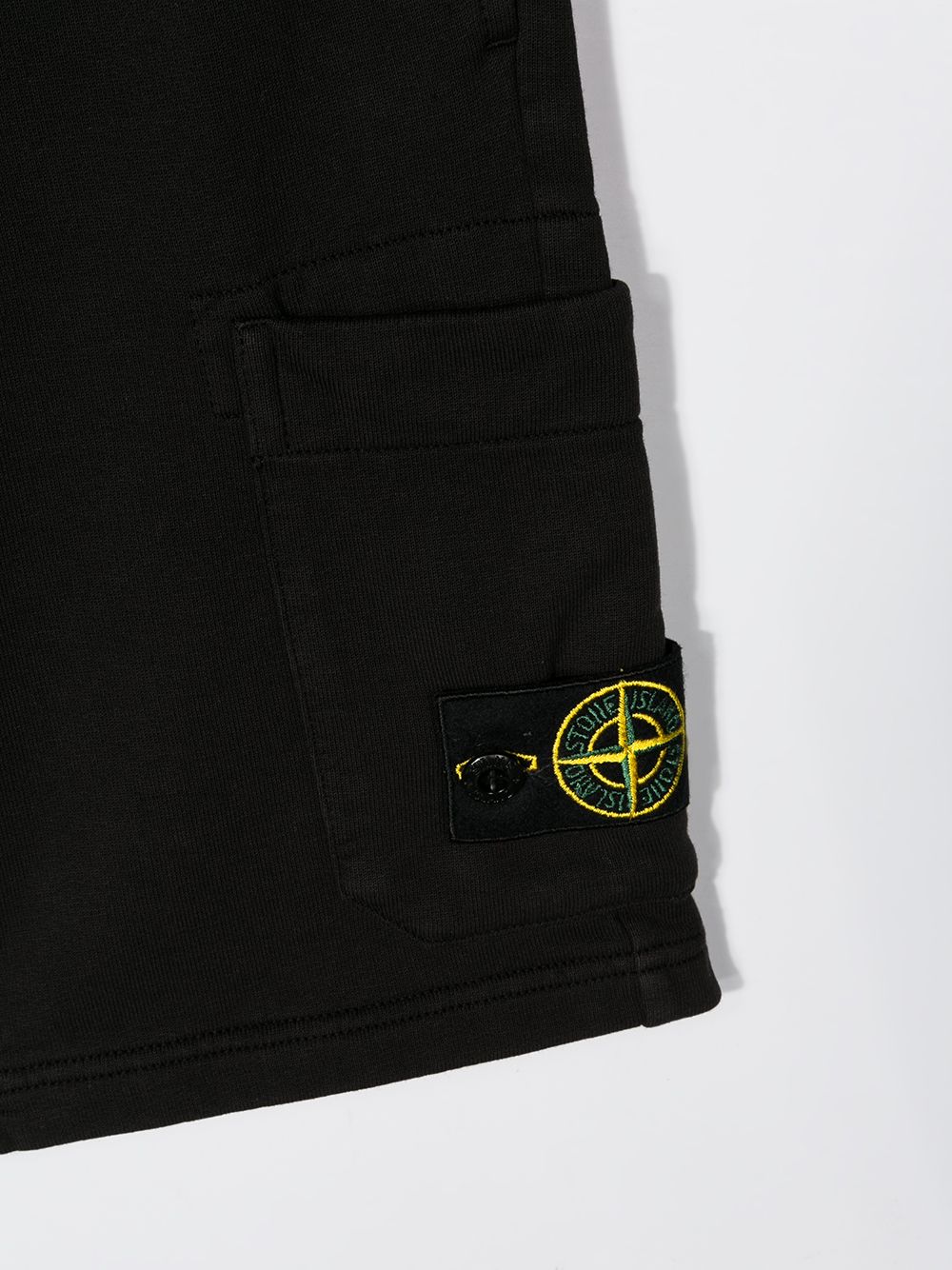 фото Stone island junior шорты с нашивкой-логотипом