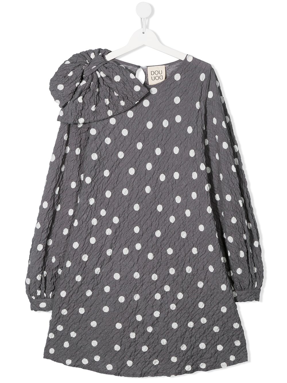 фото Douuod kids teen polka dot print dress