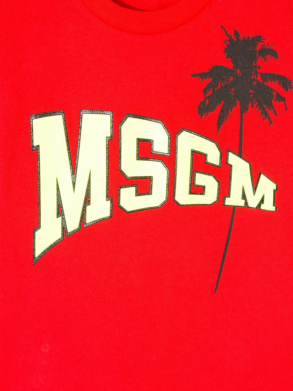 фото Msgm kids футболка с логотипом
