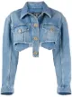 Image 1 of Balmain cropped denim jacket