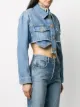 Balmain cropped denim jacket