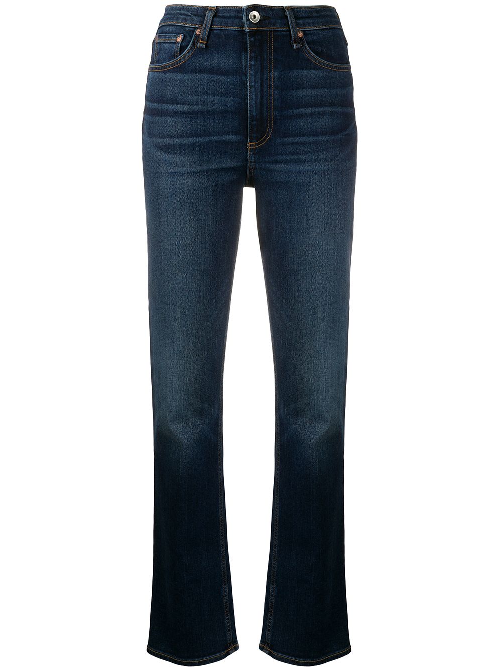 Rag & Bone Straight-leg Jeans In Blue