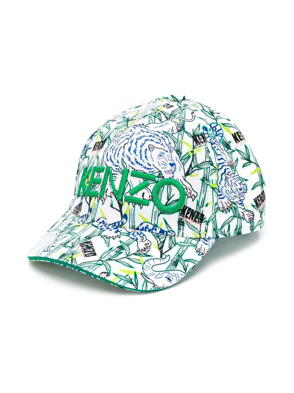 Kenzo Kids' Embroidered Logo Cap In White