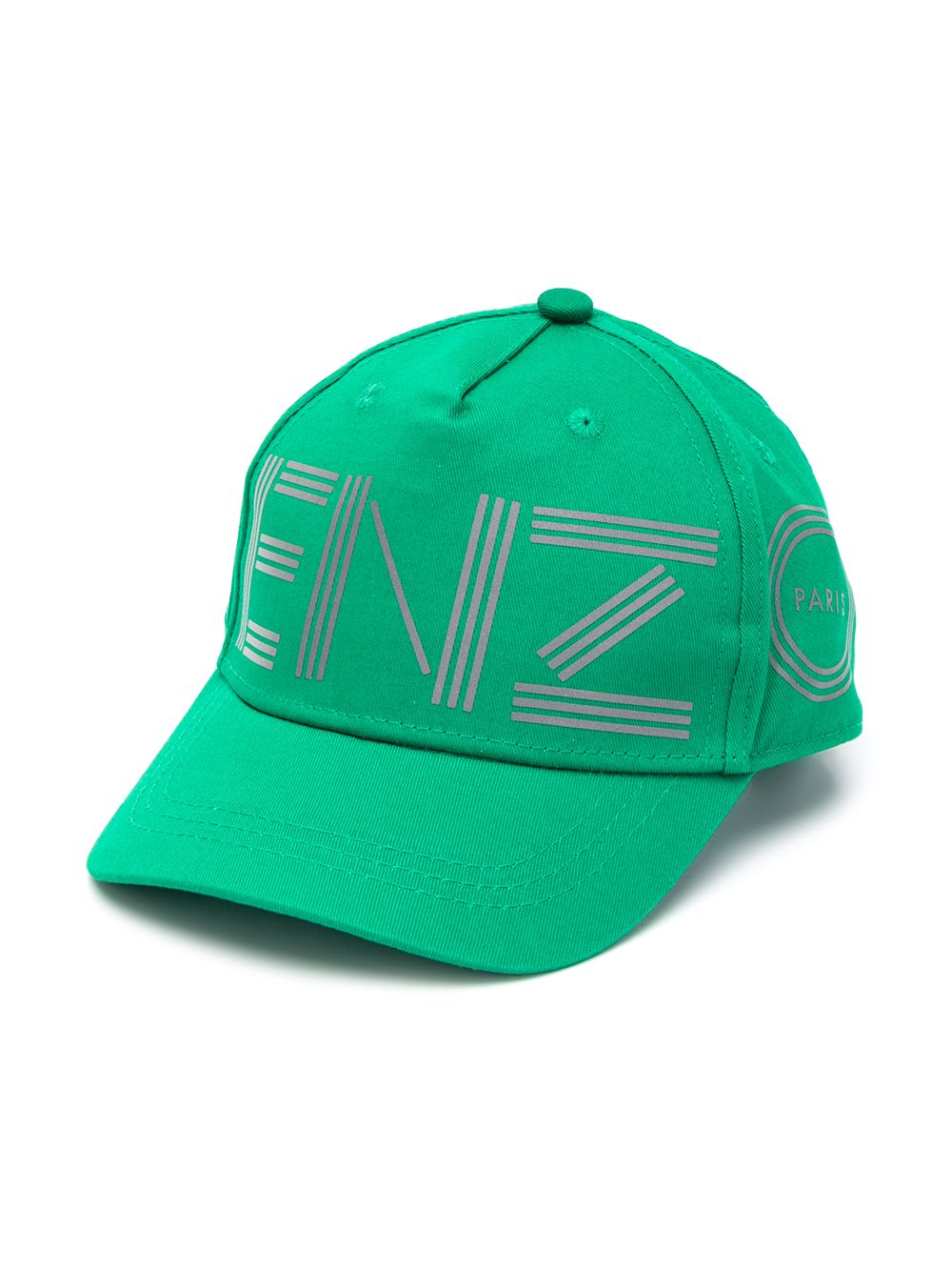 Shop Kenzo Logo-print Cap In Green