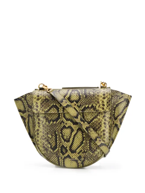 Wandler Hortensia medium snakeskin shoulder bag