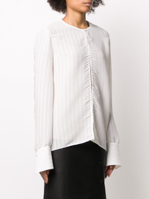 The Row Vertical Pleat Blouse - Farfetch