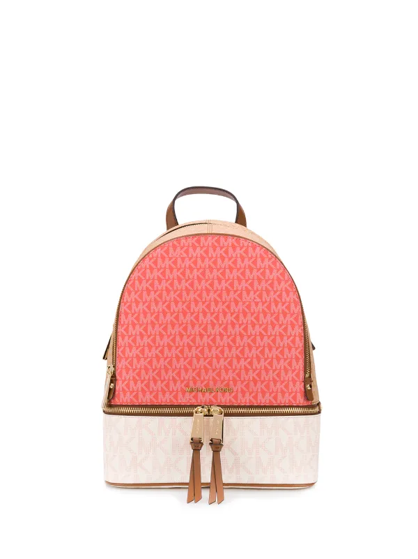 michael kors pink backpack purse