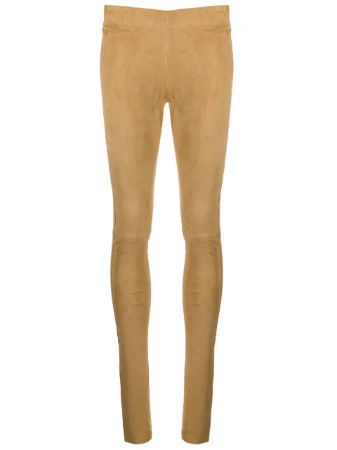 JOSEPH Suede Stretch Leggings - Farfetch