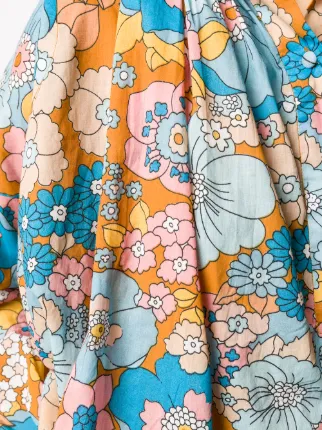 floral-print cotton blouse展示图