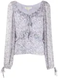 Michael Michael Kors floral print blouse - Purple