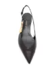 Versace safety pin point-toe flats