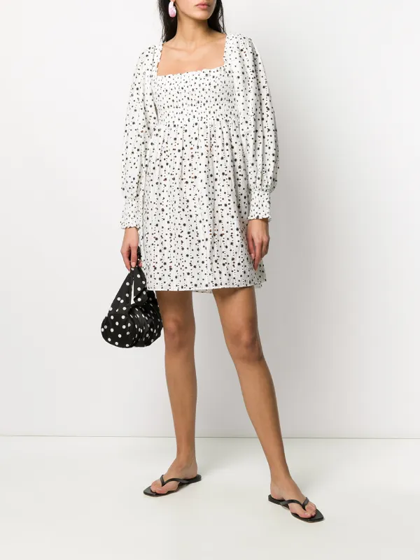 Rixo Bethany Embroidered Mini Dress 