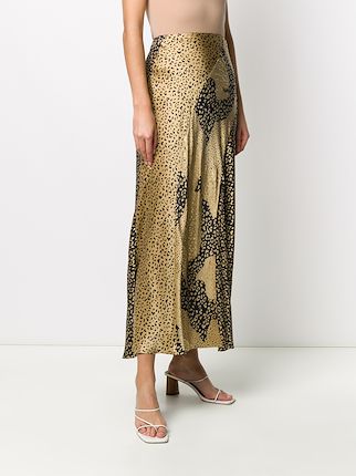 leopard print maxi skirt展示图