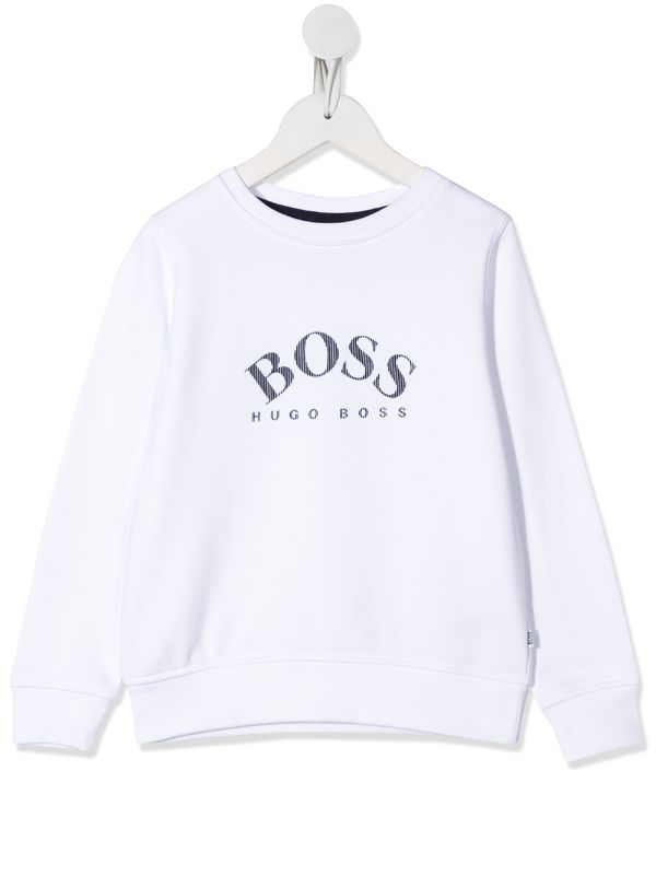 white boss sweatshirt